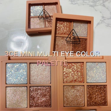 3CE MINI MULTI EYE COLOR PALETTE #DIAMOND GLINT/3CE/パウダーアイシャドウを使ったクチコミ（1枚目）