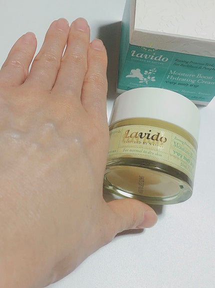 モイスチャーブーストハイドレーティングクリーム/Lavido/フェイスクリームを使ったクチコミ(4枚目)