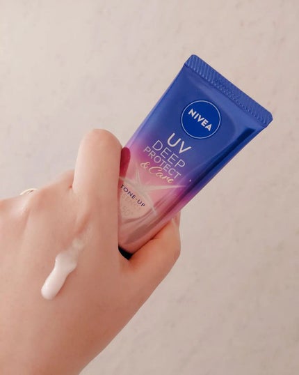 ニベアUV ディープ プロテクト&ケア トーンアップ エッセンス/ニベア/日焼け止めローションを使ったクチコミ(3枚目)