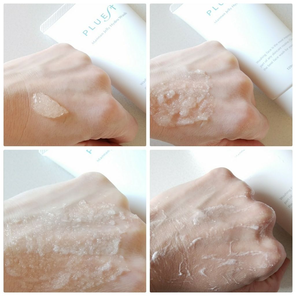 マンナンジェリーハイドロウォッシュ/PLUEST/洗顔料を使ったクチコミ(1枚目)