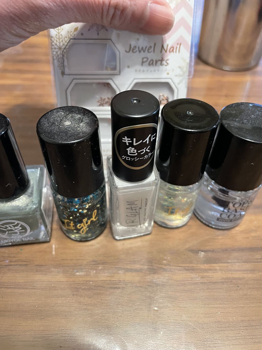 ITGグリッターネイル/DAISO/マニキュアを使ったクチコミ（1枚目）