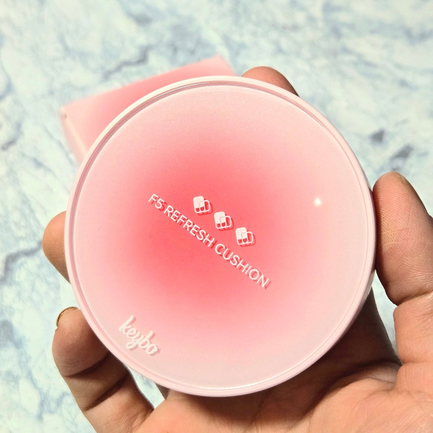 F5 リフレッシュクッション/keybo/クッションファンデーションを使ったクチコミ(1枚目)