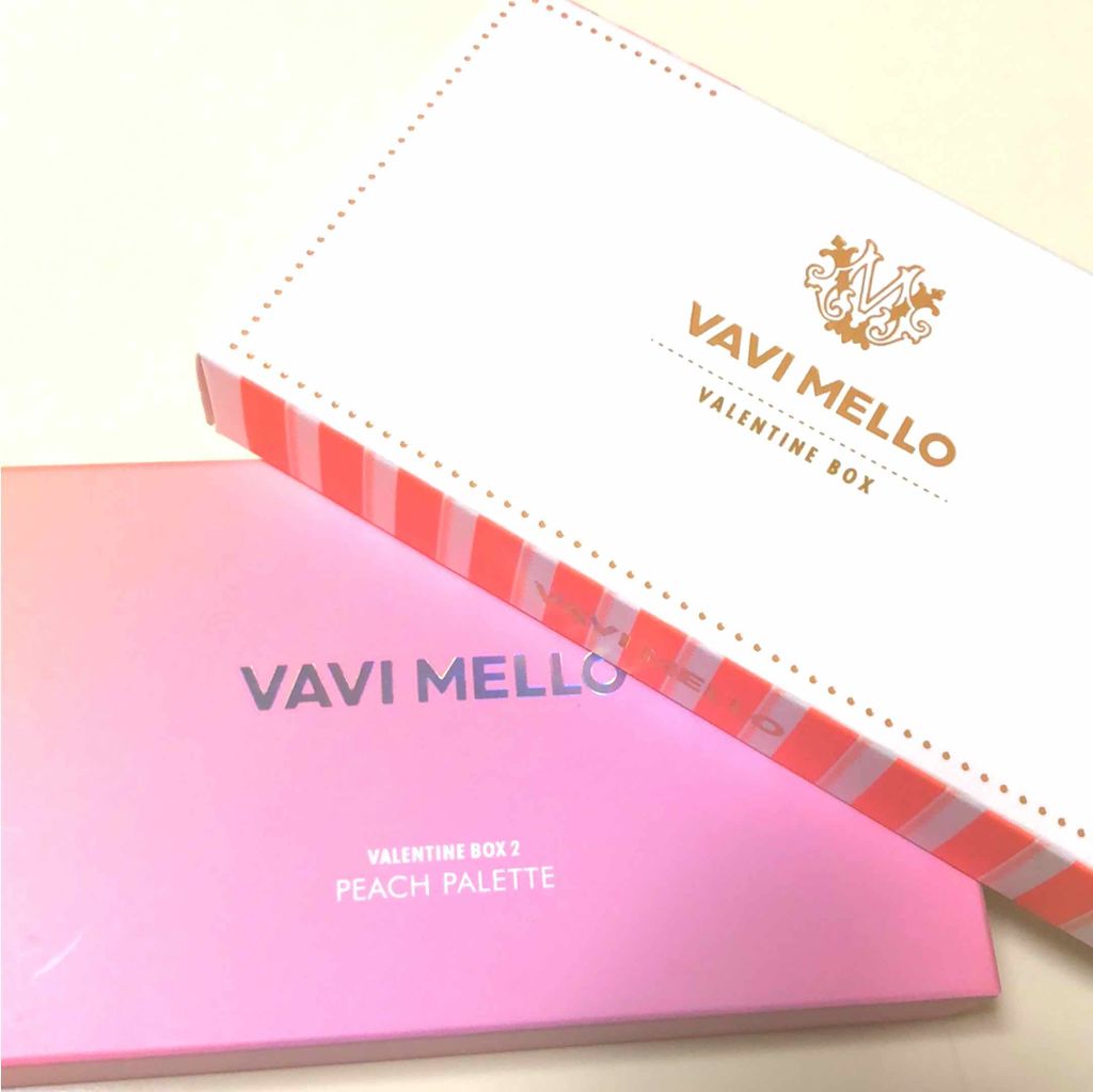 バレンタインボックス2 ピーチパレット/VAVI MELLO/アイシャドウパレットを使ったクチコミ（1枚目）