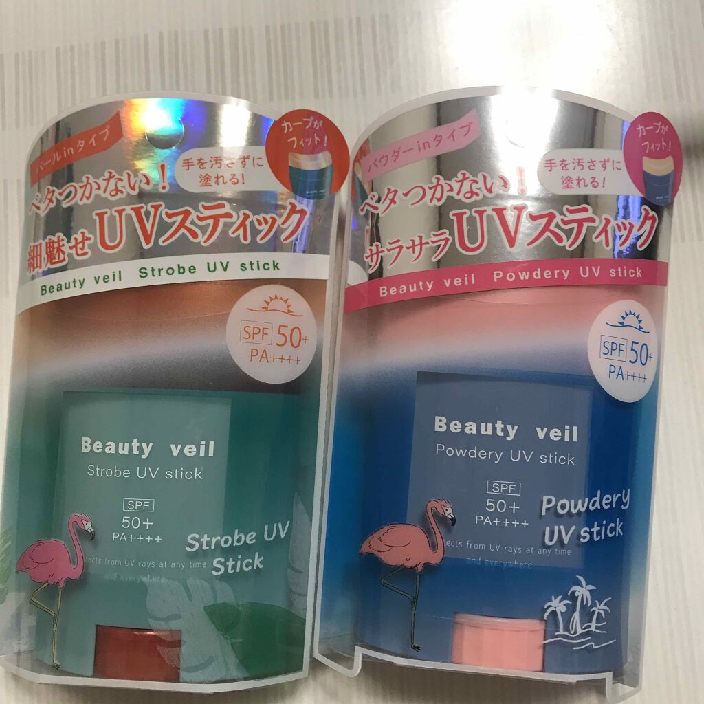 パウダリーUVスティック/Beauty veil/日焼け止めスティックを使ったクチコミ(1枚目)