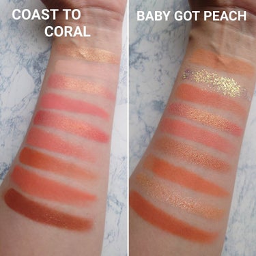 Coast to Coral/ColourPop/アイシャドウパレットを使ったクチコミ（3枚目）