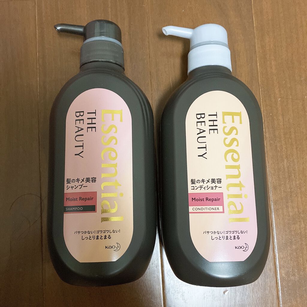 THE BEAUTY 髪のキメ美容シャンプー／コンディショナー＜モイストリペア＞	/エッセンシャル/市販シャンプーを使ったクチコミ（1枚目）