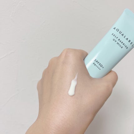 セルフバリア UV ミルク/アクアレーベル/乳液を使ったクチコミ(3枚目)