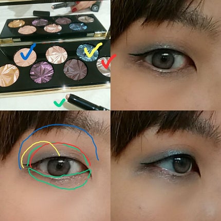 ロングウェア クリーム シャドウ スティック/BOBBI BROWN/スティックアイシャドウを使ったクチコミ(3枚目)