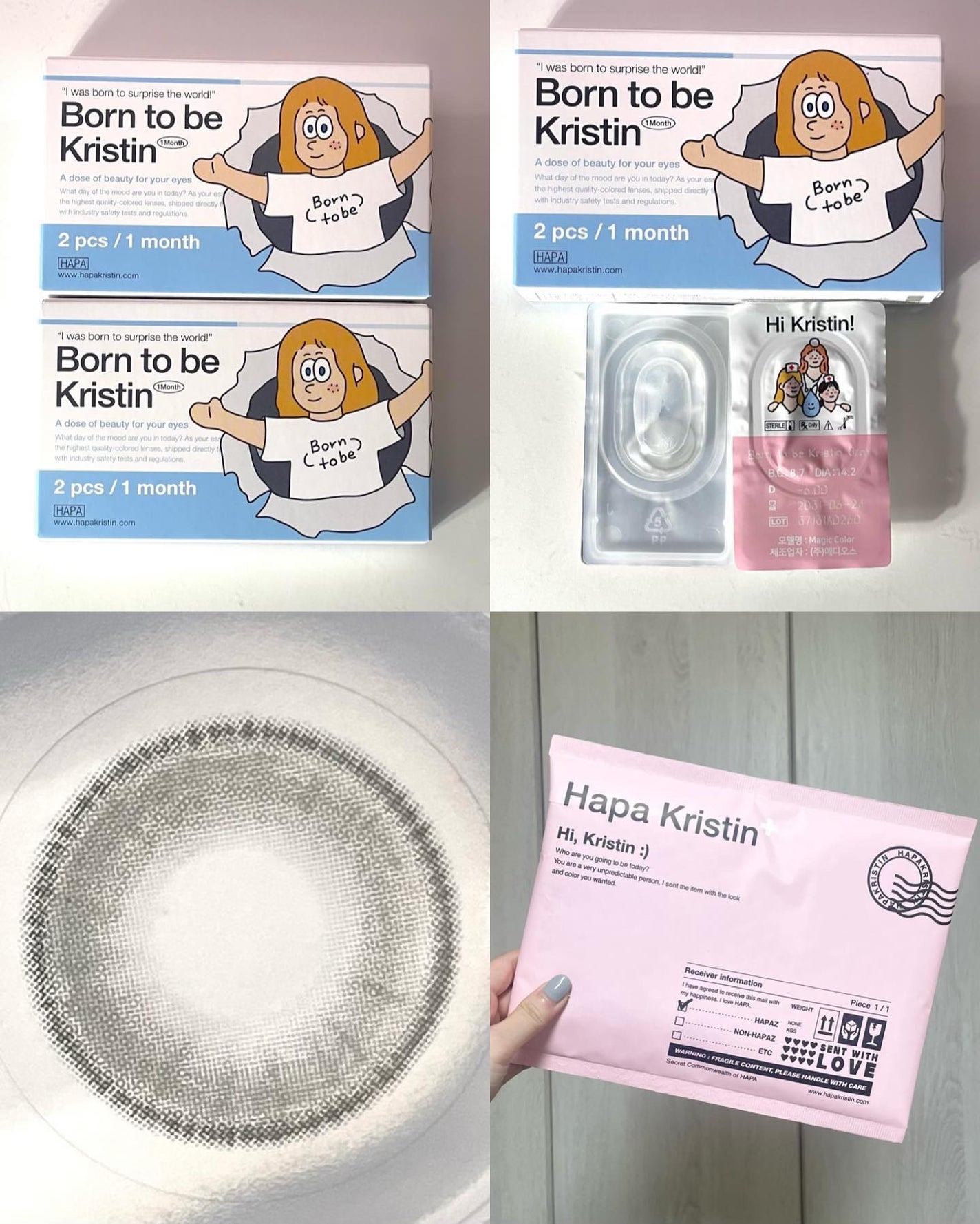 born to be kristin/Hapa kristin/カラーコンタクトレンズを使ったクチコミ(3枚目)