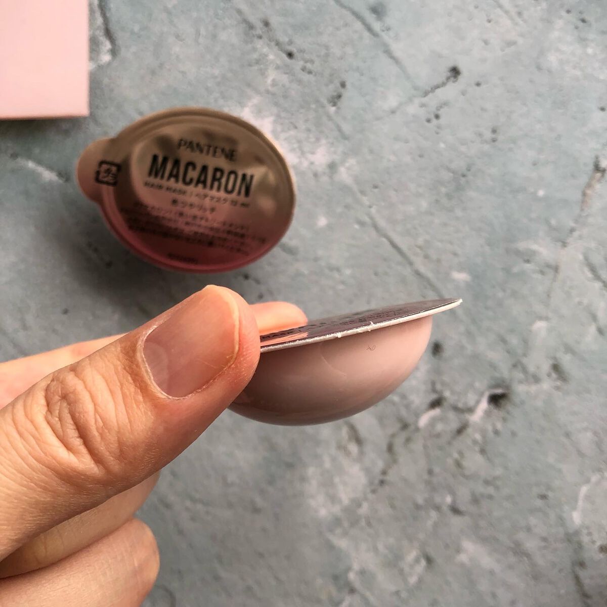 パンテーンマカロン ヘアマスク 色つやリッチ/パンテーン/ヘアマスク・ヘアパックを使ったクチコミ（3枚目）