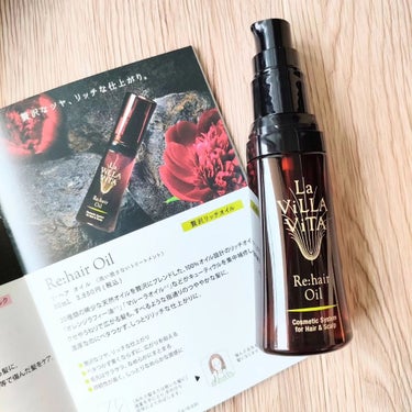 La ViLLA ViTA リ・ヘア オイルのクチコミ「@la.villa.vita
Re:hair Oil

20種類の稀少な天然オイルを贅沢にブレ.....」（3枚目）