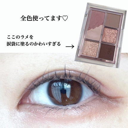 プロ アイパレット ミニ/CLIO/アイシャドウパレットを使ったクチコミ(3枚目)