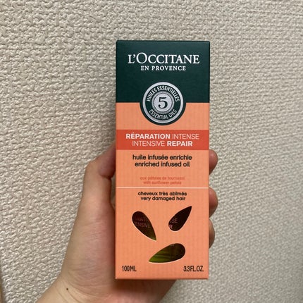 ファイブハーブス リペアリングインテンシヴオイル/L'OCCITANE/ヘアオイルを使ったクチコミ(2枚目)