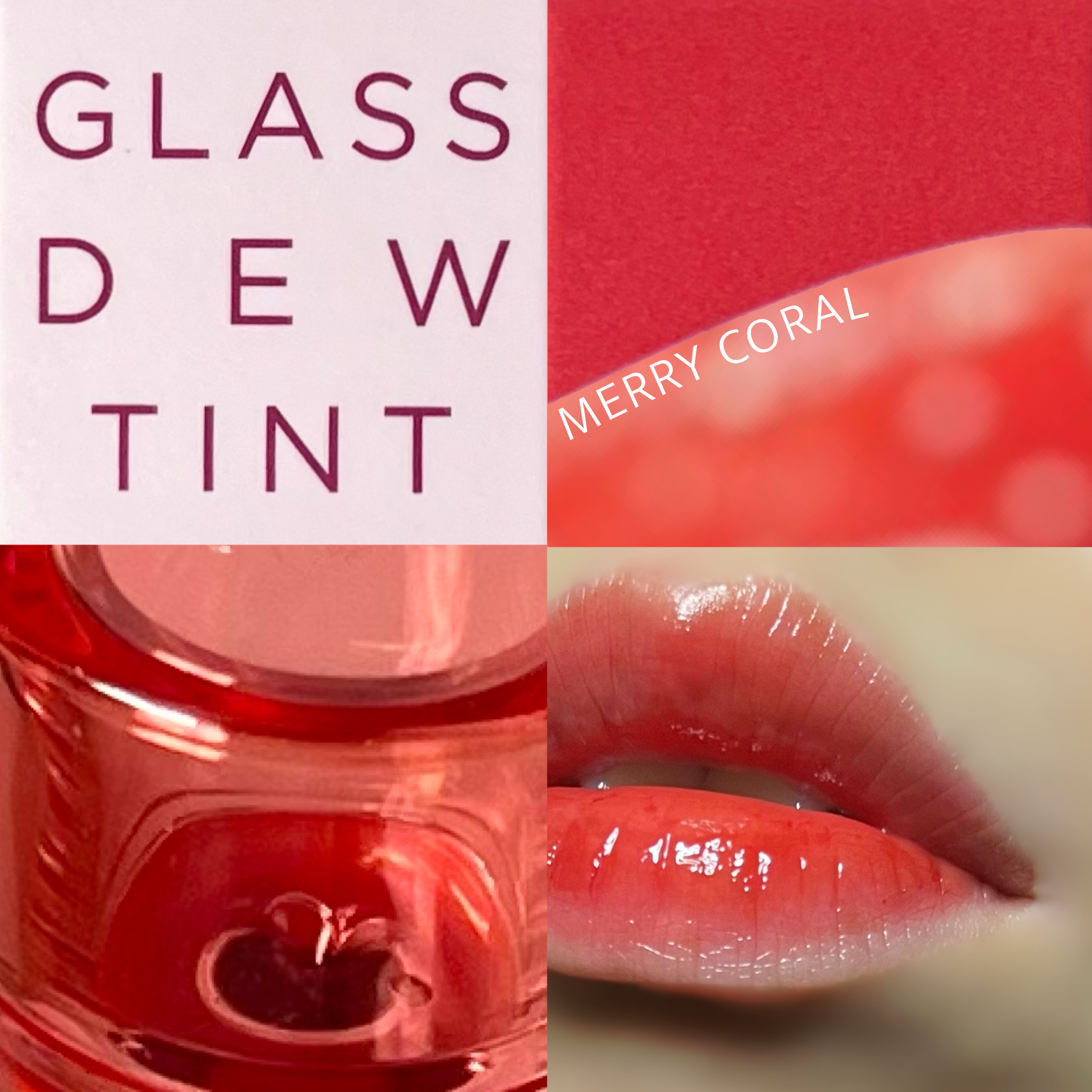 バイフラワーグラスデューティント 04 メリーコーラル/ネイチャーリパブリック/リップティントを使ったクチコミ（1枚目）