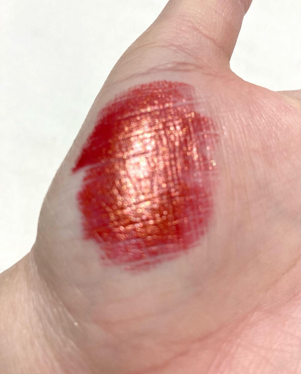 ルージュアーティスト メタリック 002ヒプノテｨックラスト/MAKE UP FOR EVER/口紅を使ったクチコミ（3枚目）