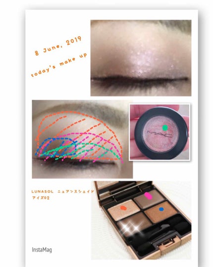 ニュアンスシェイドアイズ/LUNASOL/アイシャドウパレットを使ったクチコミ(1枚目)