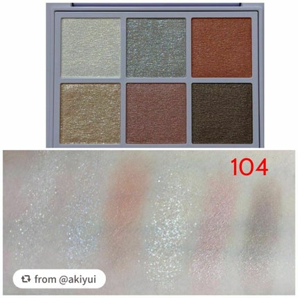 オーラクリエイション/BLEND BERRY/アイシャドウパレットを使ったクチコミ(3枚目)