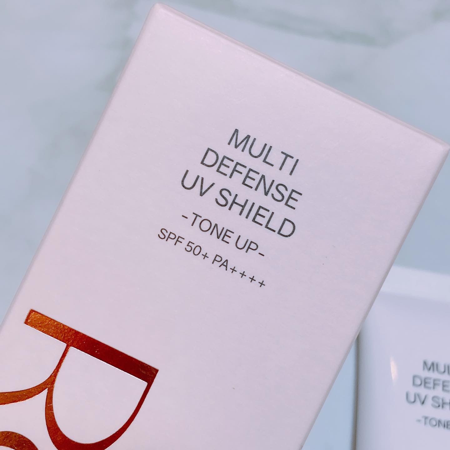 マルチ・ディフェンス UVシールド・トーンアップ/Raftel/日焼け止めクリームを使ったクチコミ（2枚目）