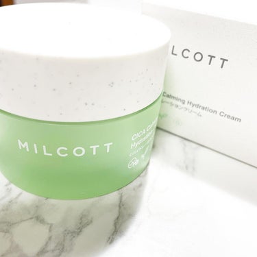 MILCOTT Cハイドレーションクリームのクチコミ「🤍【 MILCOTT 】CICA成分配合 ハリのある肌に！ gel cream 🤍

━━━━.....」（2枚目）