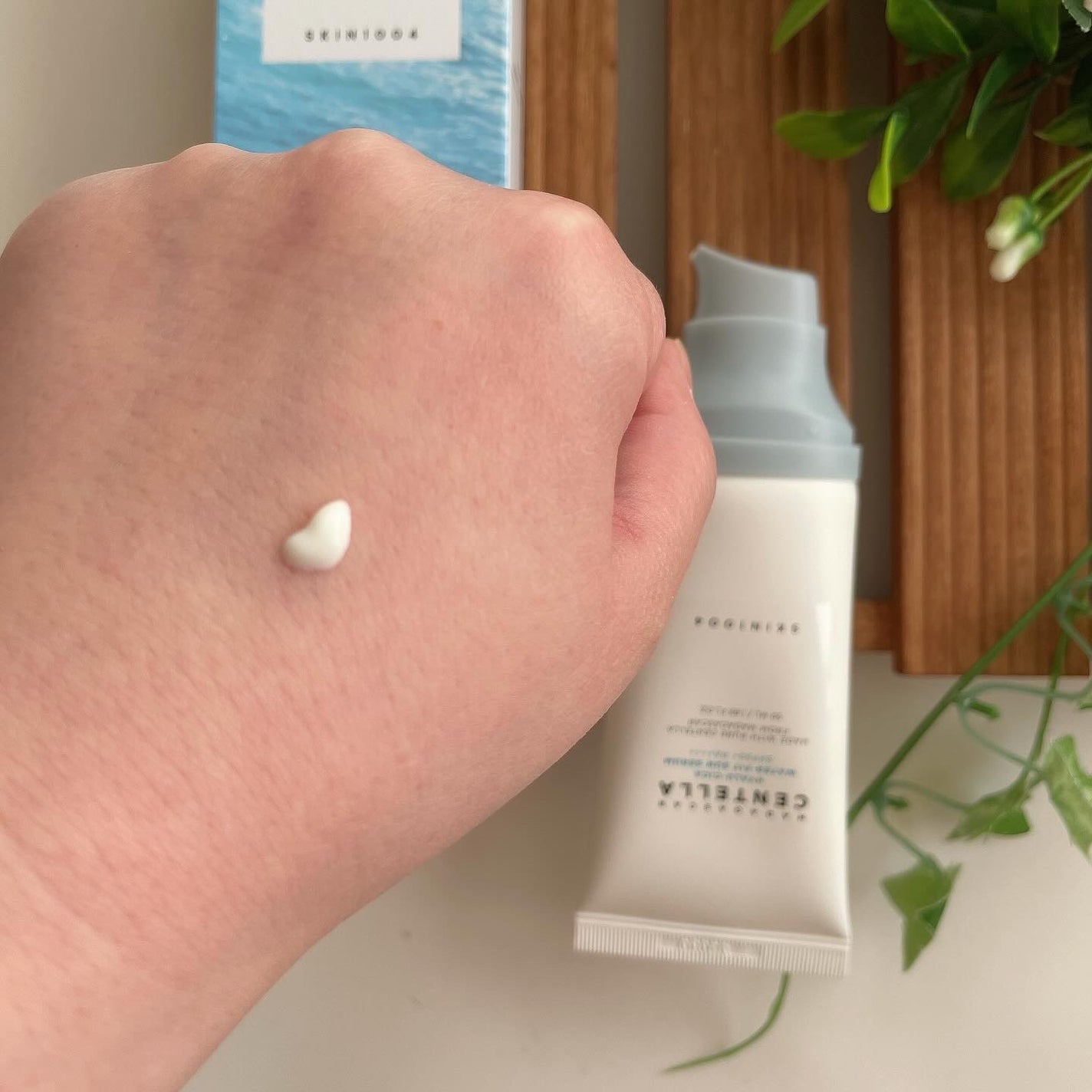 ヒアルーシカ ウォーターフィット サンセラム/SKIN1004/日焼け止めローションを使ったクチコミ(2枚目)