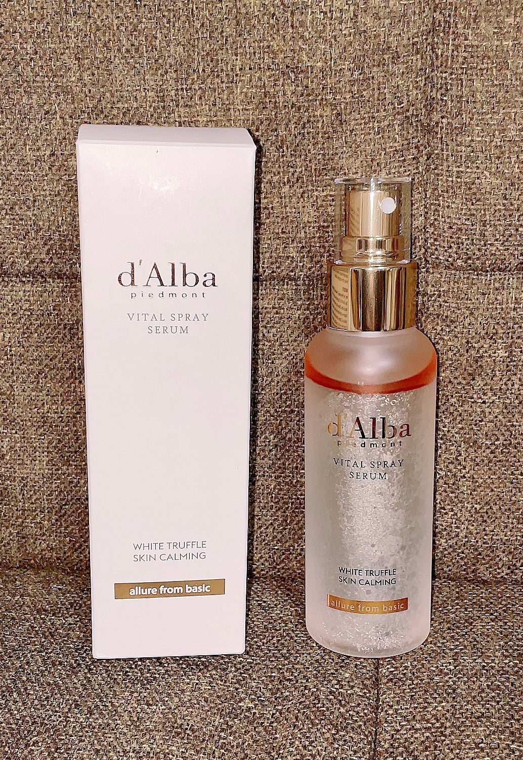 ダルバ ホワイトトリュフバイタルスプレーセラム/ダルバ/ミスト状化粧水を使ったクチコミ(1枚目)