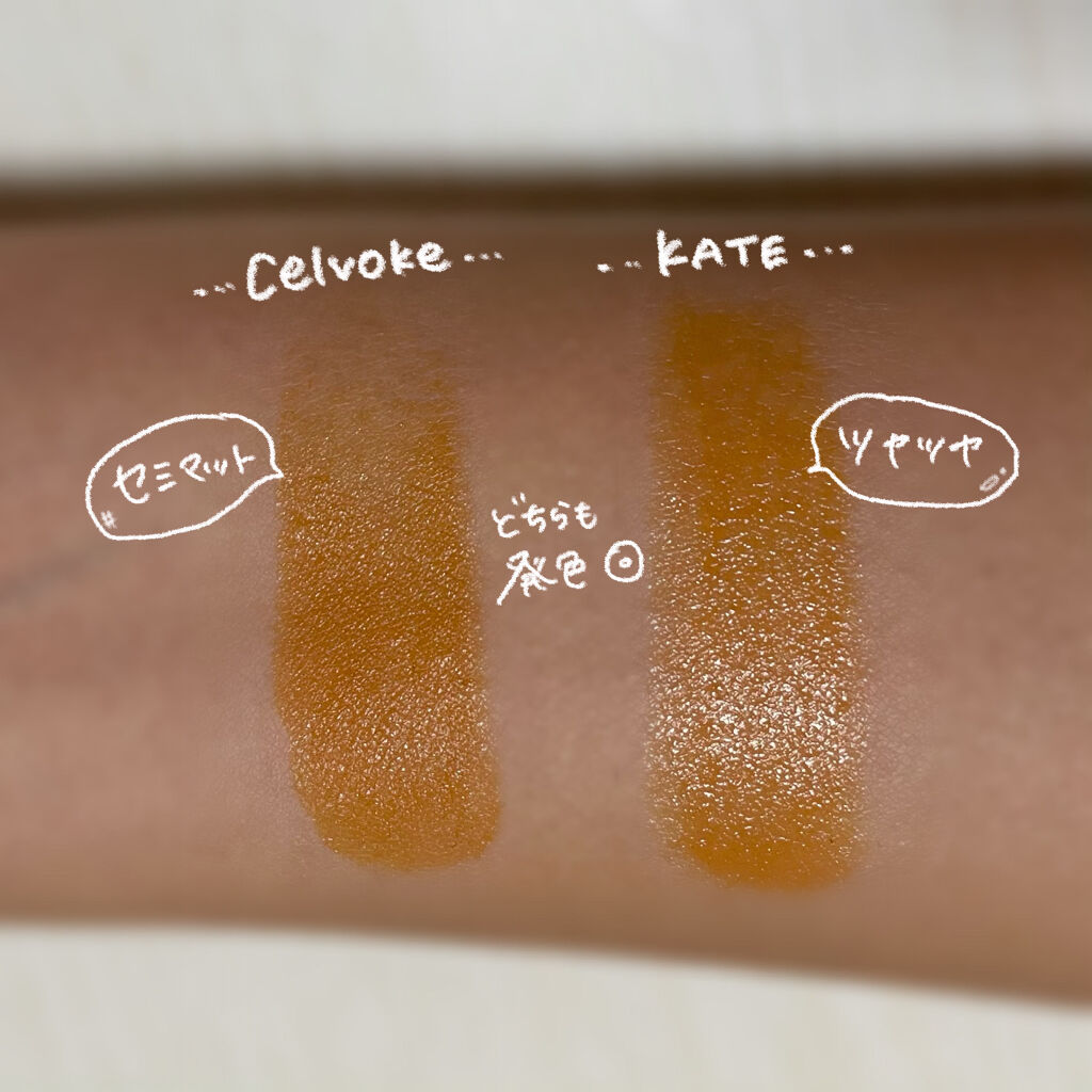リベレイティッドマットリップス/Celvoke/口紅を使ったクチコミ（3枚目）