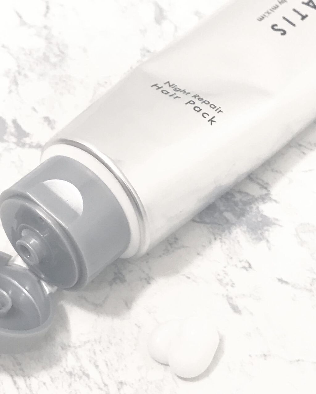 ナイトリペア ヘアパック/THERATIS/ヘアマスク・ヘアパックを使ったクチコミ（2枚目）