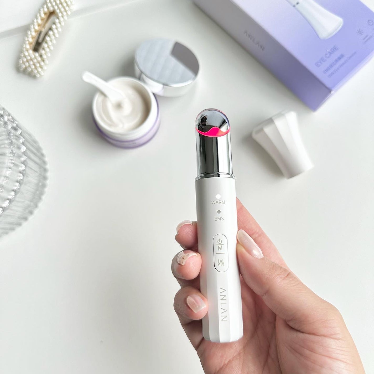 目元美顔器/ANLAN/美顔器・マッサージを使ったクチコミ(2枚目)