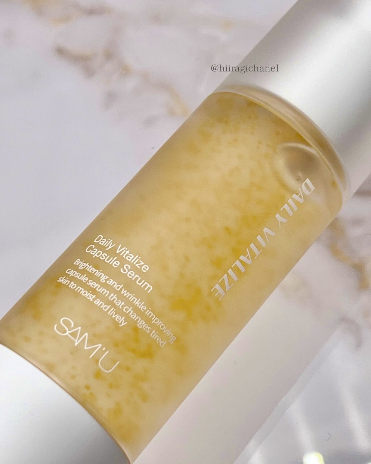 デイリーバイタライズカプセルセラム/SAM'U/美容液を使ったクチコミ（3枚目）