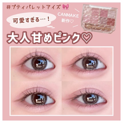 プティパレットアイズ/キャンメイク/パウダーアイシャドウを使ったクチコミ(1枚目)