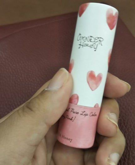 ワンダーハニー ハートフルなピュアリップ ハニーピンク/VECUA Honey/口紅の画像