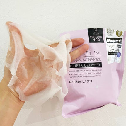 ダーマレーザー スーパーNMN100マスク/クオリティファースト/シートマスク・パックを使ったクチコミ(3枚目)