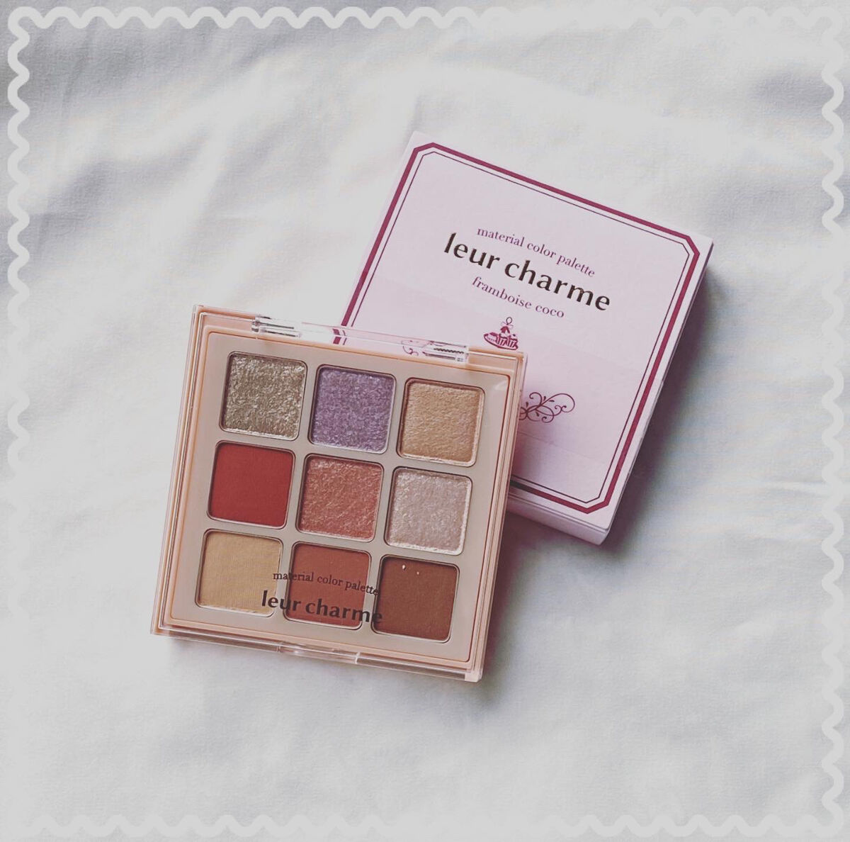 マテリアルカラーパレット/leur charme/アイシャドウパレットを使ったクチコミ（2枚目）