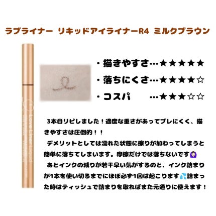 ラスティングリキッドライナー/キャンメイク/リキッドアイライナーを使ったクチコミ(2枚目)