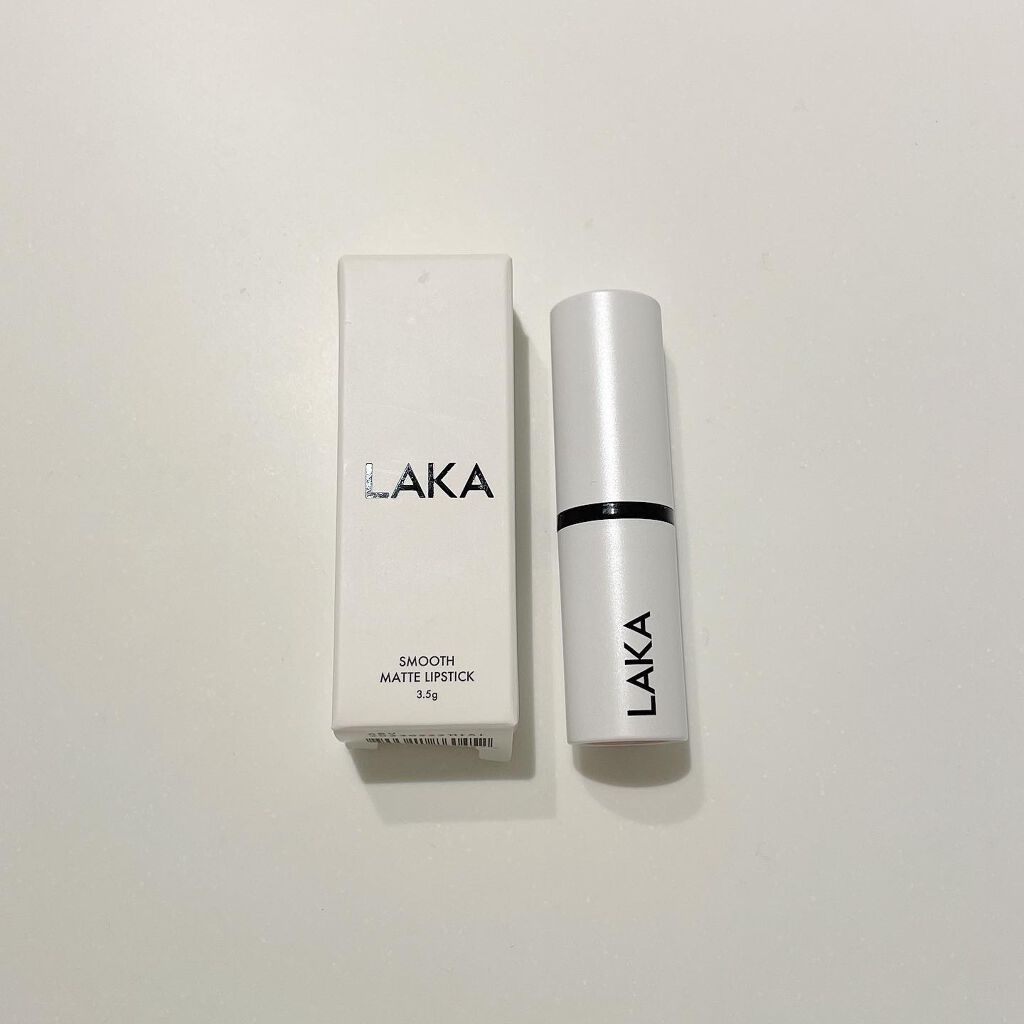 スムースマットリップスティック 05 FEB/Laka/口紅を使ったクチコミ（1枚目）