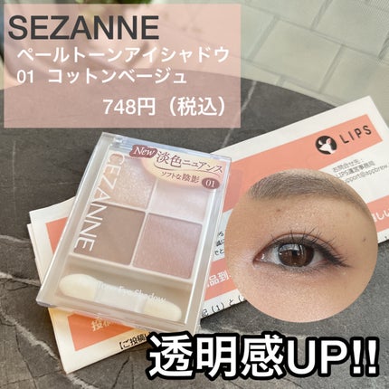 ペールトーンアイシャドウ/CEZANNE/アイシャドウを使ったクチコミ(1枚目)
