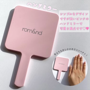 rom&nd ベターザンパレットのクチコミ「発売前からずっと気になってたLoft限定の
romandのグリッターブロッサムエディション🍒
.....」（3枚目）