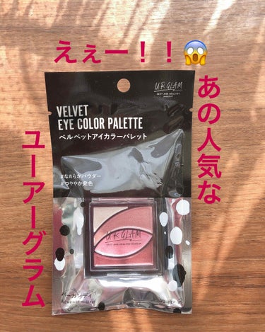 UR GLAM　VELVET EYE COLOR PALETTE/U R GLAM/アイシャドウパレットを使ったクチコミ（1枚目）