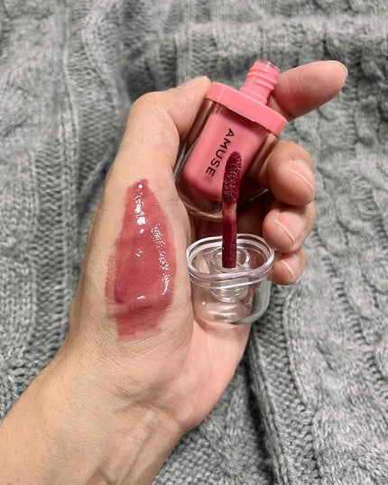 ジェルフィットティント/AMUSE/リップティントを使ったクチコミ(2枚目)