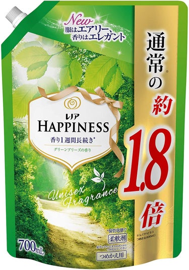 レノアハピネスユニセックス グリーンブリーズの香り 詰め替え700ml