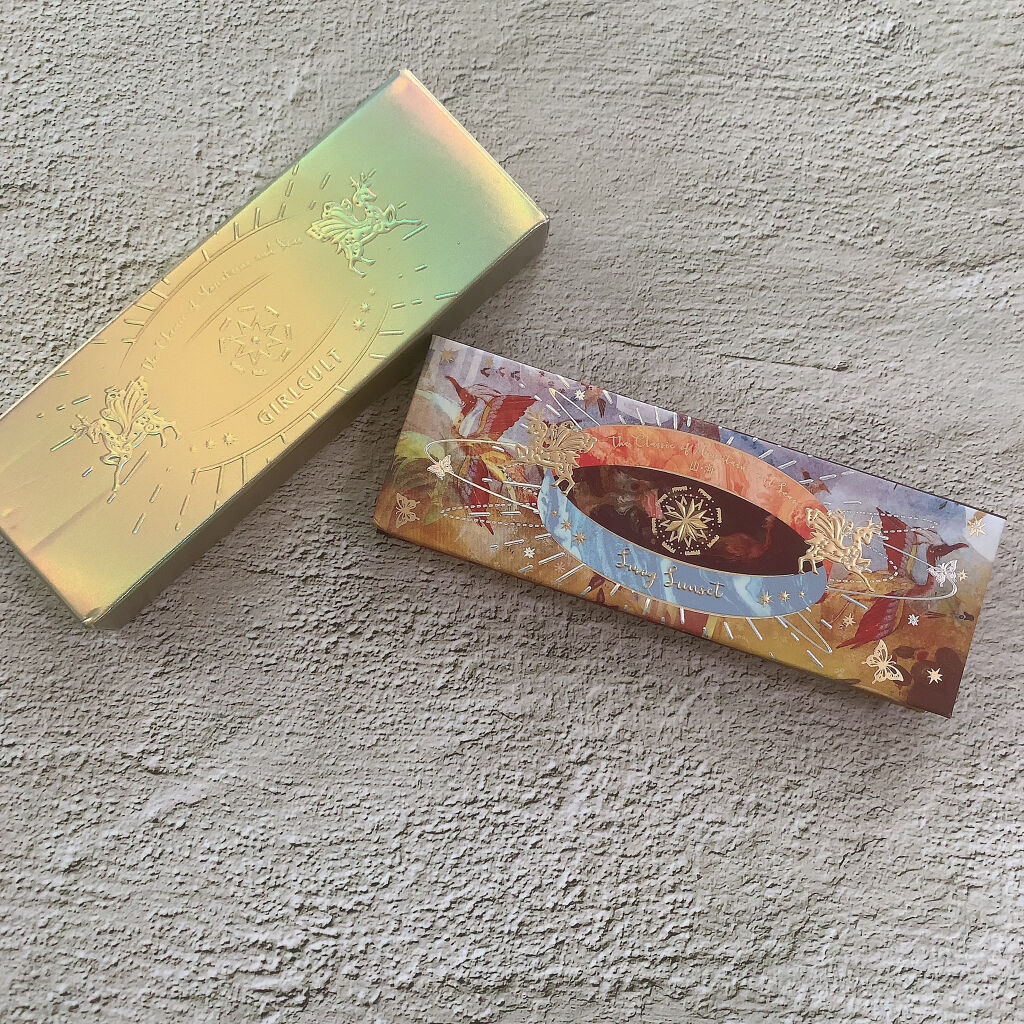 山海シリーズ 4色アイシャドウパレット/GirlCult/アイシャドウパレットを使ったクチコミ（3枚目）