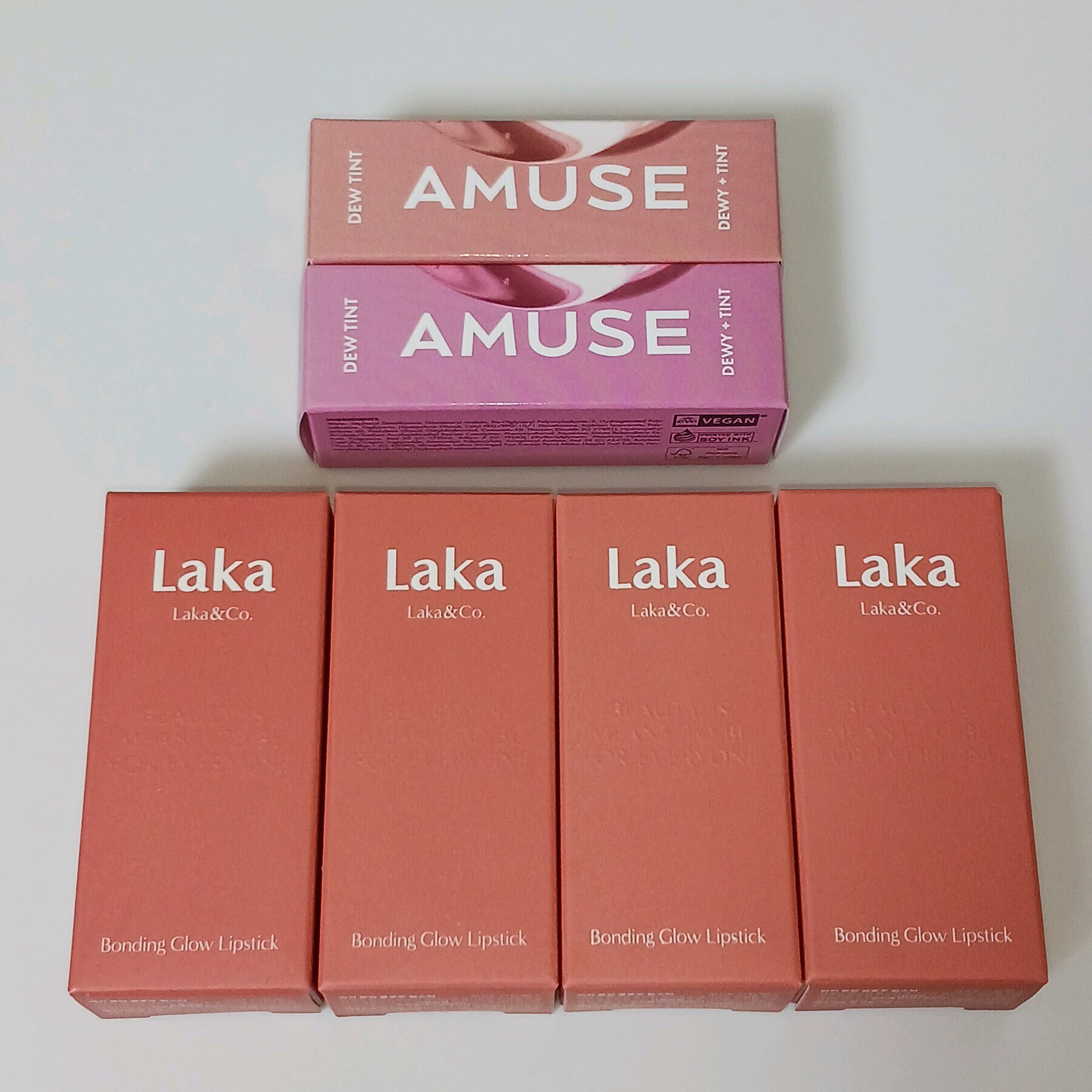 ボンディンググロウリップスティック/Laka/口紅を使ったクチコミ（2枚目）