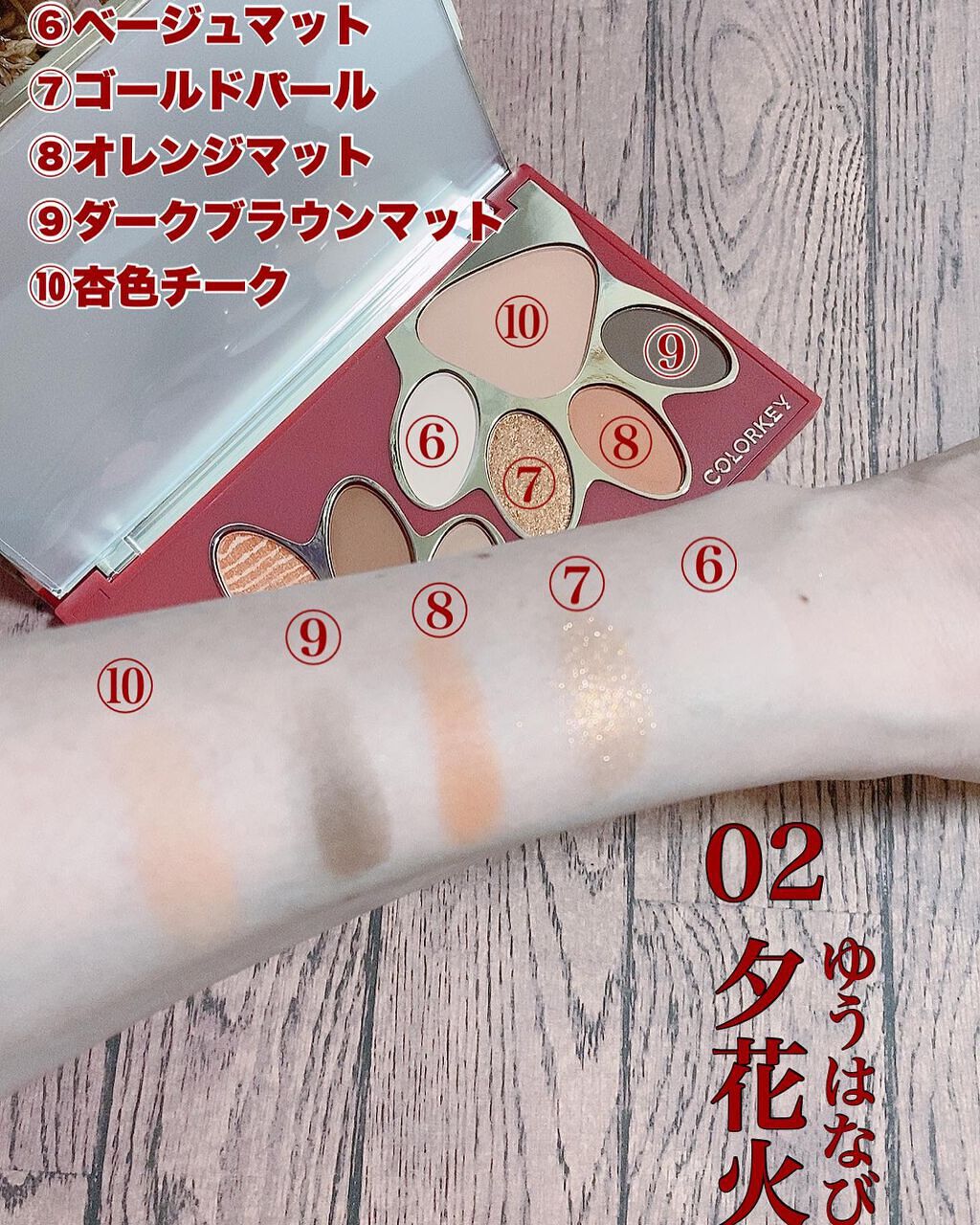 トラ十色アイシャドウパレット/COLORKEY/アイシャドウパレットを使ったクチコミ(4枚目)