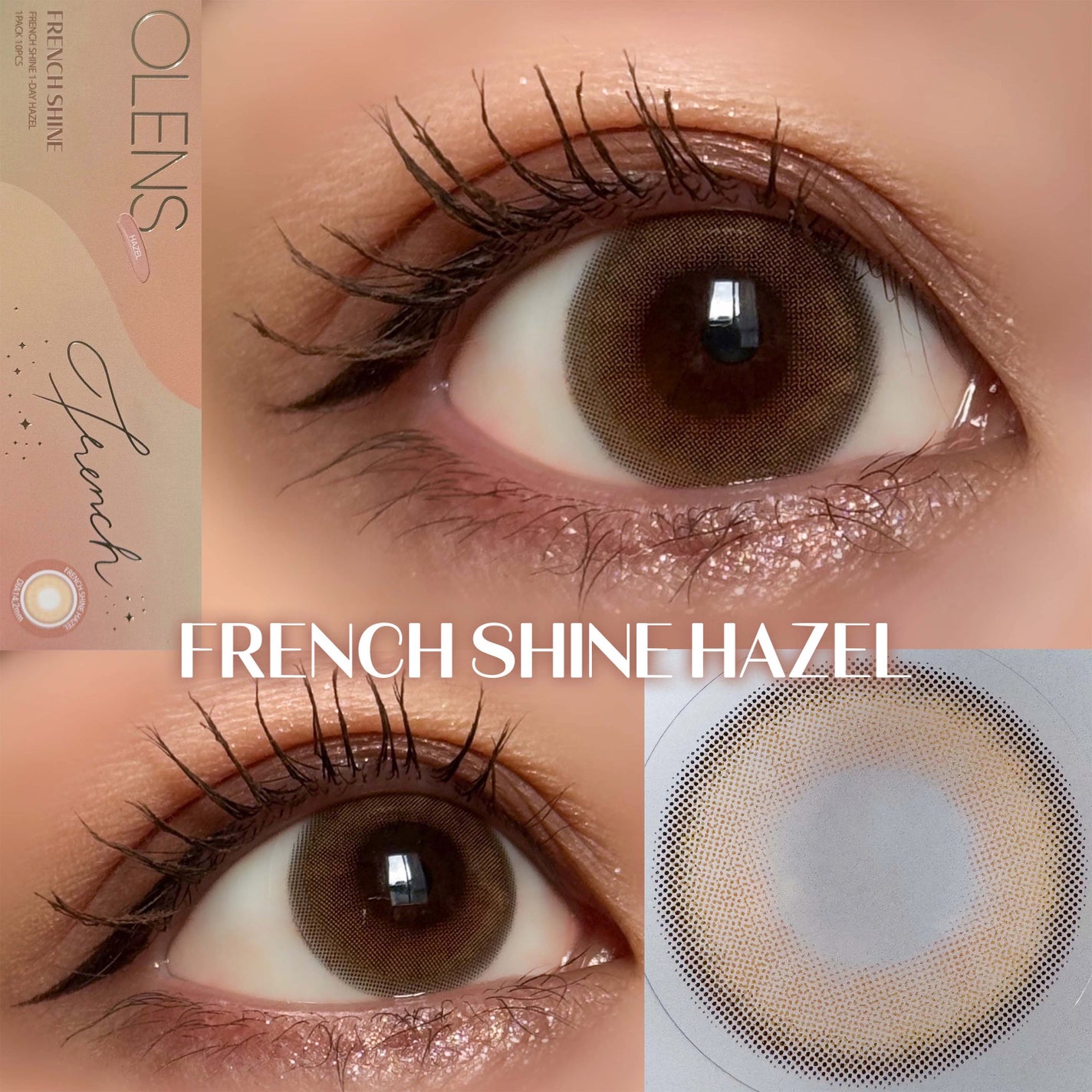 FrenchShine1day/OLENS/ワンデー(1DAY)カラコンを使ったクチコミ(3枚目)