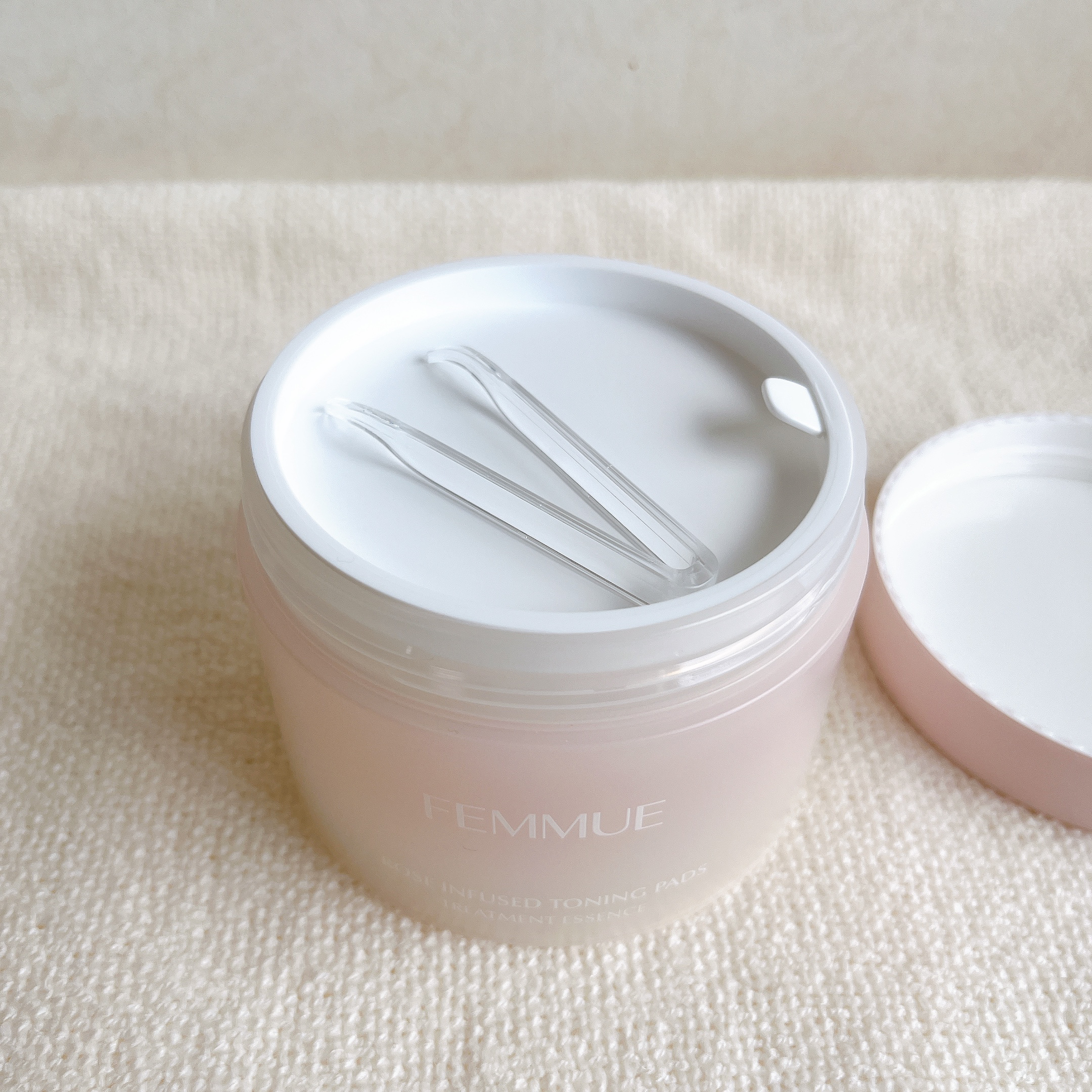 ローズインフューズド トーニングパッド/FEMMUE/トナーパッドを使ったクチコミ（3枚目）