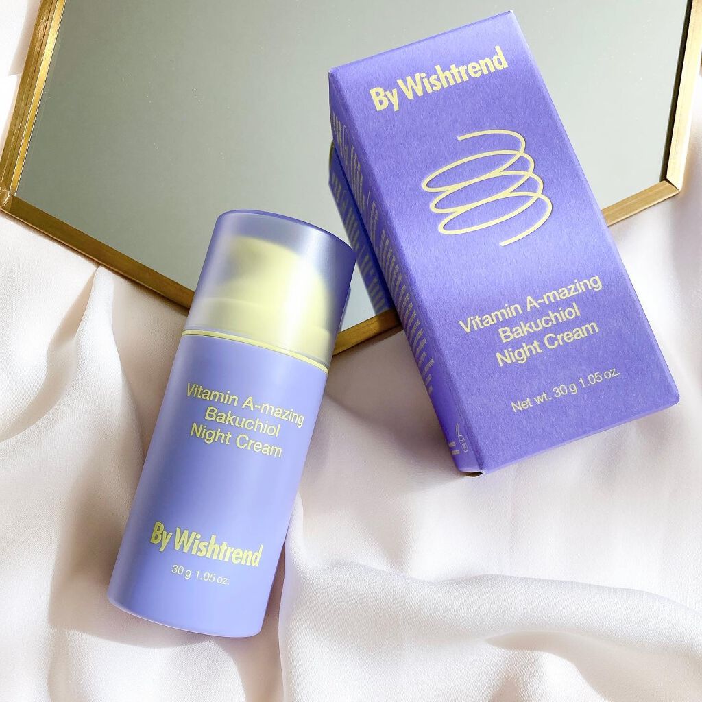 ビタミンA-mazingバクチオールナイトクリーム/By Wishtrend/フェイスクリームを使ったクチコミ(1枚目)