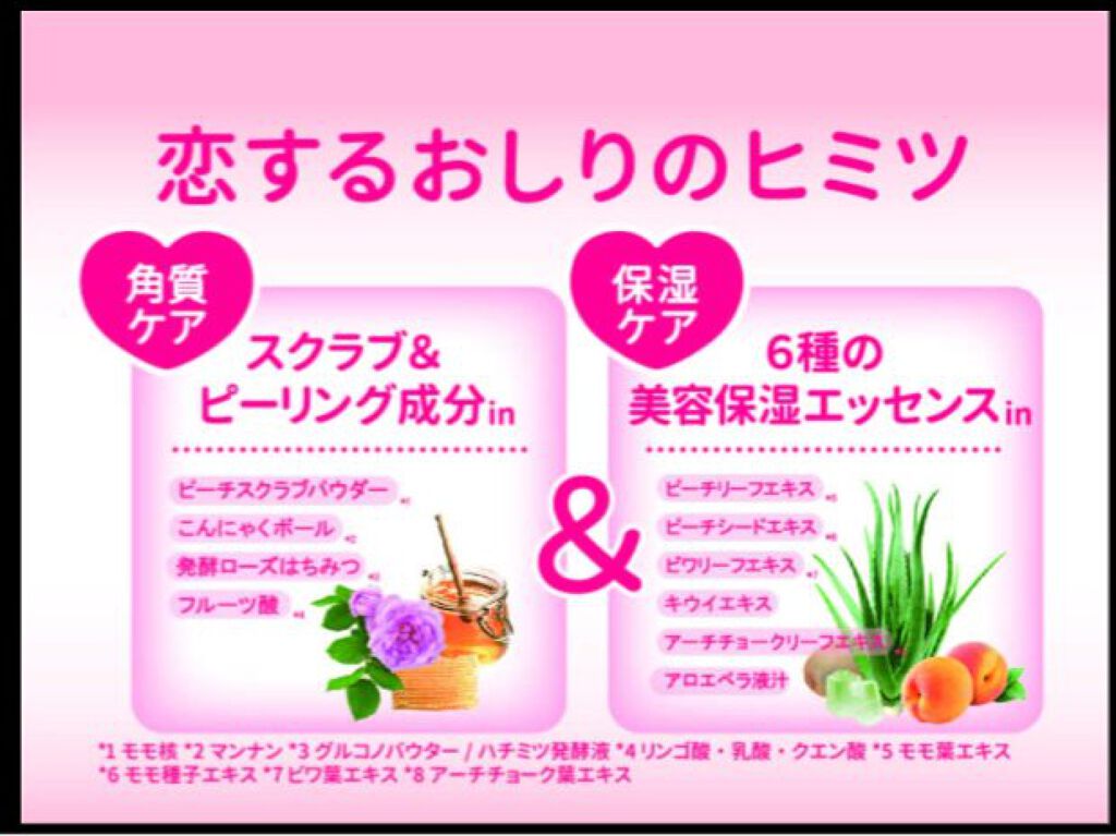 恋するおしり ヒップケアソープ/ペリカン石鹸/バスト・ヒップケアを使ったクチコミ(3枚目)