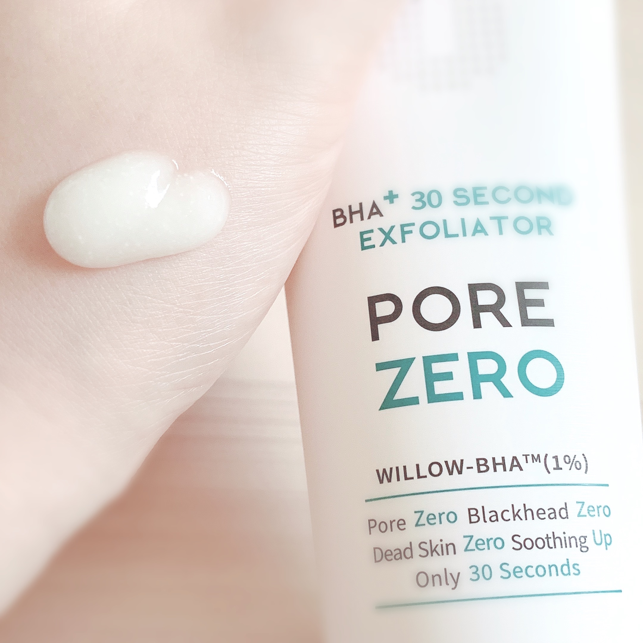 BHA+ PORE ZERO 30 SECOND EXFOLIATOR/be the skin/ピーリングを使ったクチコミ（2枚目）