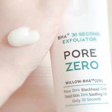 BHA+ PORE ZERO 30 SECOND EXFOLIATOR/be the skin/ピーリングを使ったクチコミ（2枚目）