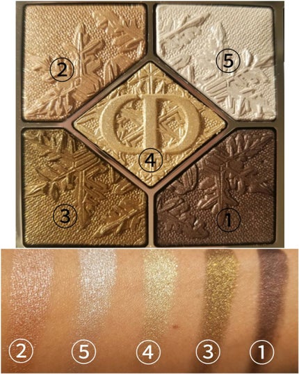 サンク クルール クチュール<ゴールデン ナイツ>/Dior/アイシャドウパレットを使ったクチコミ(7枚目)